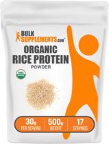Polvo de Suplemento de Proteína BulkSupplements Arroz Orgánico 500 g vegano