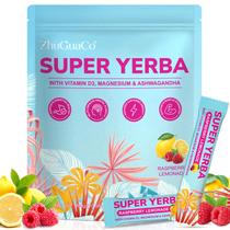 Polvo de Té de Yerba Mate WRFAATGO 300g Limonada de Frambuesa