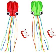 Polvo grande Kite SINGARE com cauda longa para crianças e adultos Polvo grande Kite SINGARE com cauda longa para crianças e adultos