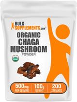 Polvo Orgánico de Hongo Chaga a Granel BulkSupplements 100g Vegano Polvo Orgánico de Hongo Chaga a Granel BulkSupplements 100g Vegano