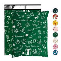Poly Mailer Jowlroel 14.5x19 pulgadas 50 unidades impermeables Navidad