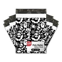 Poly Mailers Pro Supply Global, 10 x 13 cm (100), Dia das Bruxas, Outono Poly Mailers Pro Supply Global, 10 x 13 cm (100), Dia das Bruxas, Outono