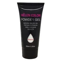 Polygel helen color 30g branco alongamento de unhas