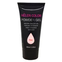 Polygel helen color 30g pink alongamento unhas monomer