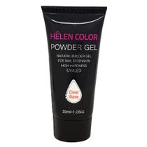 Polygel helen color 30g transparente alongamento das unhas