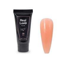 Polygel Real Love bege glitter - 30ml Polygel Real Love bege glitter - 30ml
