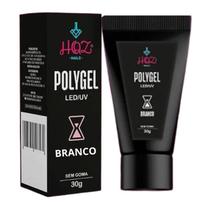 Polygel Sem Goma Branco Led/Uv 30g - HQZ Nails