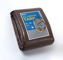 PolyTarp GUARD SHIELD Heavy Duty Waterproof 3x6m marrom/prata