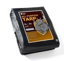 PolyTarp GUARD SHIELD Super Heavy Duty preto/prata 4,8x6m