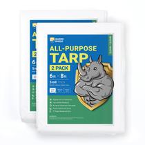 PolyTarp GUARD SHIELD White Waterproof 1,8 x 2,4 m 5 mil (pacote com 2) PolyTarp GUARD SHIELD White Waterproof 1,8 x 2,4 m 5 mil (pacote com 2)
