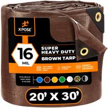 PolyTarp Xpose Safety Super Heavy Duty 16 Mil Brown 6x9m PolyTarp Xpose Safety Super Heavy Duty 16 Mil Brown 6x9m