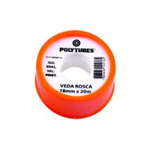 Polytubes Fita Veda Rosca 18mm X 20m Ptfe Pulvitec 40pcs Polytubes Fita Veda Rosca 18mm X 20m Ptfe Pulvitec 40pcs