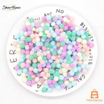 Pom pom para artesanato 10mm candy collor pacotão