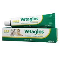 Pomada Anti-infecciosa e Cicatrizante Vetaglós para Cães e Gatos com 20 g Pomada Anti-infecciosa e Cicatrizante Vetaglós para Cães e Gatos com 20 g
