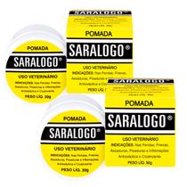 Pomada Antisséptica Cicatrizante para cães Saralogo 30gr 2un