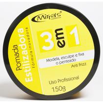 Pomada Cabelos Estilizadora 3 em 1 Anti-Frizz 150g - Mirras