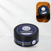 Pomada Capilar Efeito Molhado 50g Brilho Intenso e Fixação para Estilizar Cabelo