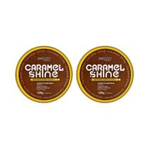 Pomada Capilar Infinity Caramel Shine Cera 120G-Kit C/2Un