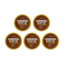 Pomada Capilar Infinity Caramel Shine Cera 120g-Kit C/5un