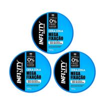 Pomada Capilar Infinity Cola 160G - Kit Com 3Un
