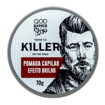 Pomada Capilar Killer, QOD Barber Shop, Brilho, 70g