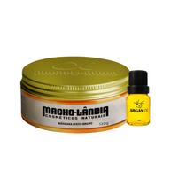 Pomada Capilar Macho-Landia Brilho 130g Com Oleo Argan 10ml Pomada Capilar Macho-Landia Brilho 130g Com Oleo Argan 10ml