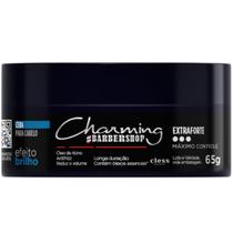 Pomada Cera Charming Barbershop 65g Extra Forte Efeito Brilho Reduz Volume Máximo Controle