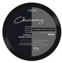 Pomada Charming Cless Fixação Extraforte Máximo Controle Modeladora Efeito Matte 50g Pomada Charming Cless Fixação Extraforte Máximo Controle Modeladora Efeito Matte 50g