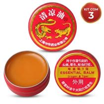 Pomada Chinesa Do Tigre Kit 3 Und Massageadora
