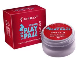 Pomada Cream Lub Play Pall Excitante Masculino Vibrante Esquenta e Esfria 4g - For Sexy