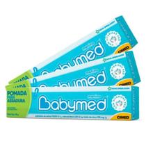 Pomada De Assaduras Kit Com 3 Bisnagas De 45g Cada Azul - Babymed Pomada De Assaduras Kit Com 3 Bisnagas De 45g Cada Azul - Babymed