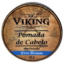 Pomada de Cabelo Efeito Molhado Alta Fixação 50g Viking