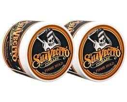 Pomada de cabelo Suavecito Firme Hold 118ml, pacote com 2 unidades para homens