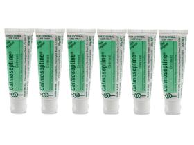 Pomada de calmoseptina, tubo de 20 g, protetor de pele, pacote 6