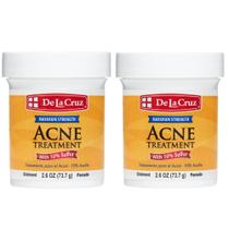 Pomada de Enxofre De La Cruz 10% - Tratamento para Acne Cística (75mL)