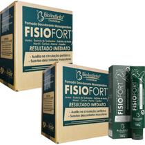 Pomada Desodorante Massageadora Bio Instinto Fisiofort Bisnaga 150g Kit Promocional 24 Unidades