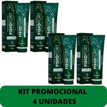 Pomada Desodorante Massageadora Bio Instinto Fisiofort Bisnaga 150g Kit Promocional 4 Unidades