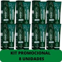 Pomada Desodorante Massageadora Bio Instinto Fisiofort Bisnaga 150g Kit Promocional 8 Unidades