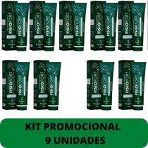 Pomada Desodorante Massageadora Bio Instinto Fisiofort Bisnaga 150g Kit Promocional 9 Unidades