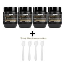 Pomada Fisiofort Premium 240g - Kit com 4 pomadas e 4 Espátulas