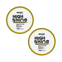 Pomada Infinity High Shine Incolor 120G - Kit Com 2Un