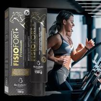 Pomada massageadora fisiofort premium 150g bio instinto com arnica, montol, canfora