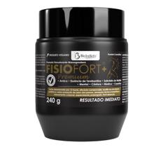 Pomada Massageadora FisioFort Premium 240g Embalagem Preta Massagem Creme Para Dor Articulação Gel
