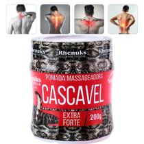 Pomada Massageadora Rhenukus Cascavel Extra Forte Pote 200g