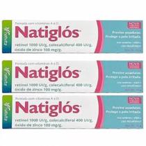 Pomada Natiglos para Prevenção e Tratamento de Assaduras - 45g - Kit com 3 Unidades Pomada Natiglos para Prevenção e Tratamento de Assaduras - 45g - Kit com 3 Unidades