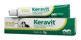 Pomada Oftalmologica Keravit 5g - Vetnil - Envio Imediato