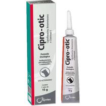 Pomada Otológica Cipro-Otic para Cães 15g