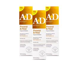 Pomada para Assaduras A+D Original Pacote com 3 unidades de 43g