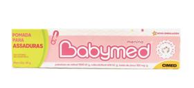 Pomada Para Assaduras Babymed Rosa Menina Caixa 45g Pomada Para Assaduras Babymed Rosa Menina Caixa 45g