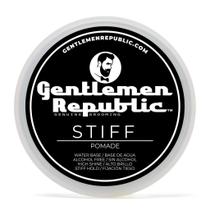 Pomada para cabelo Gentlemen Republic Stiff 240 ml, de fixação leve